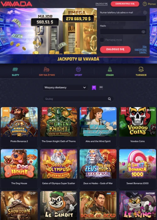 Hasło Vavada Casino<